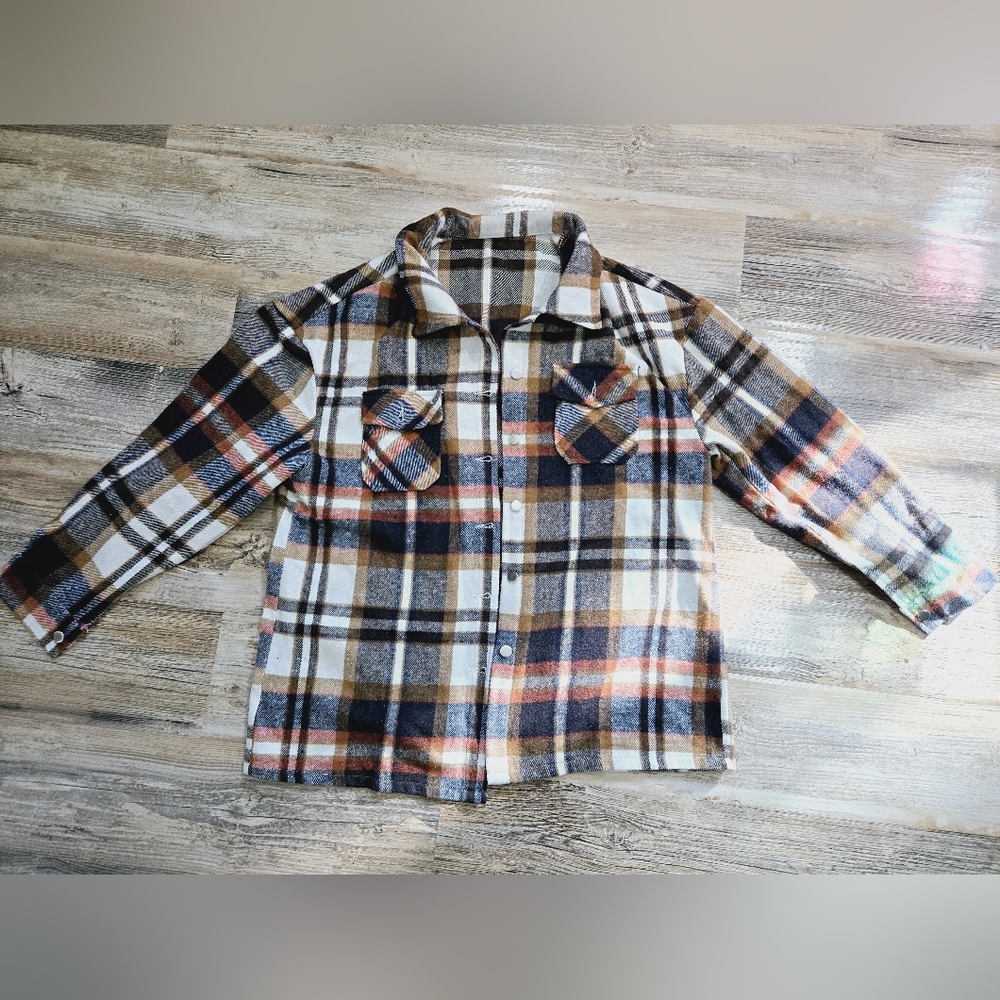 NEW flannel Shacket - Picture 8 of 9